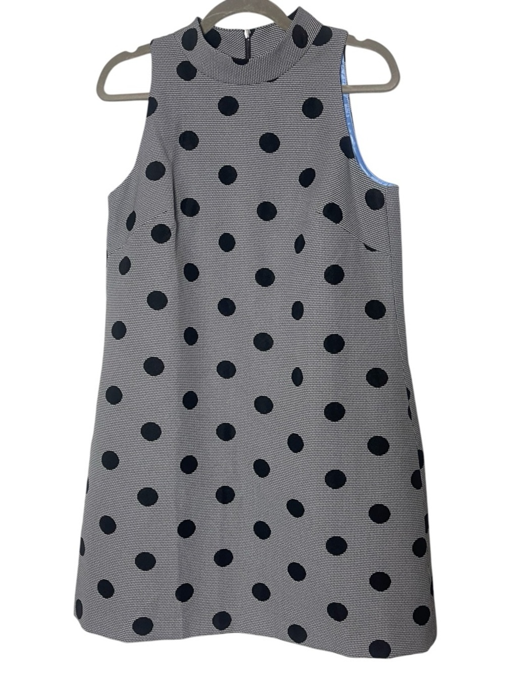 Tahari by Arthur S Levine Polka Dot Gingham Shift Dress Size 6 preppy classic - Picture 4 of 7